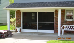 Garage Screen Sliding Door Installation