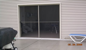 Garage Screen Sliding Door Installation